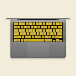Amok MacBook keyboard Stickers| Keyboard key&#39;s individual Stickers| MacBook Air Vinyl Key’s Skin| MacBook M1 Chip Accessories
