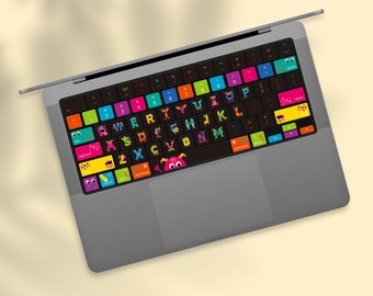 MacBook キーボード ステッカー デカール ビニール Air ラップトップ