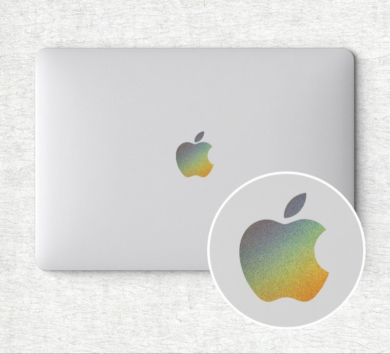 erstatte Bidrag Populær Solid Color Macbook Logo Sticker Apple Logo Sticker Macbook - Etsy