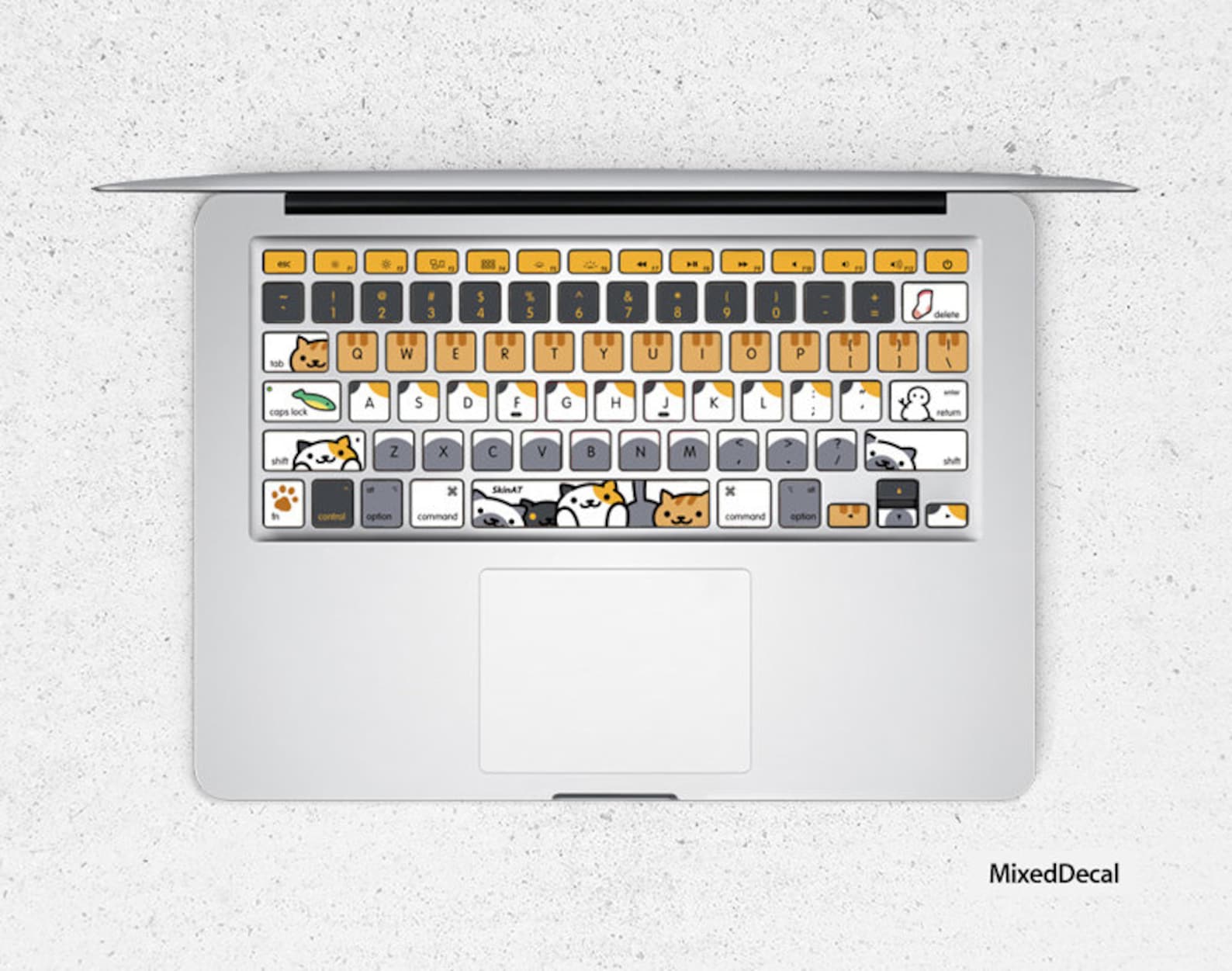 Happy Cat Keyboard Stickers Laptop Keyboard Cover Vinyl | Etsy