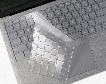 Silicone Keyboard Cover for Microsoft 2018 Surface 2 15 13.5 Soft Laptop Skin Protector Film for Microsoft Surface Book 1 13.5-Black Silicone Keyboard Cover for Microsoft 2018 Surface 2 15 13.5 Soft Laptop Skin Protector Film for Microsoft Surface Book 1 13.5-Black