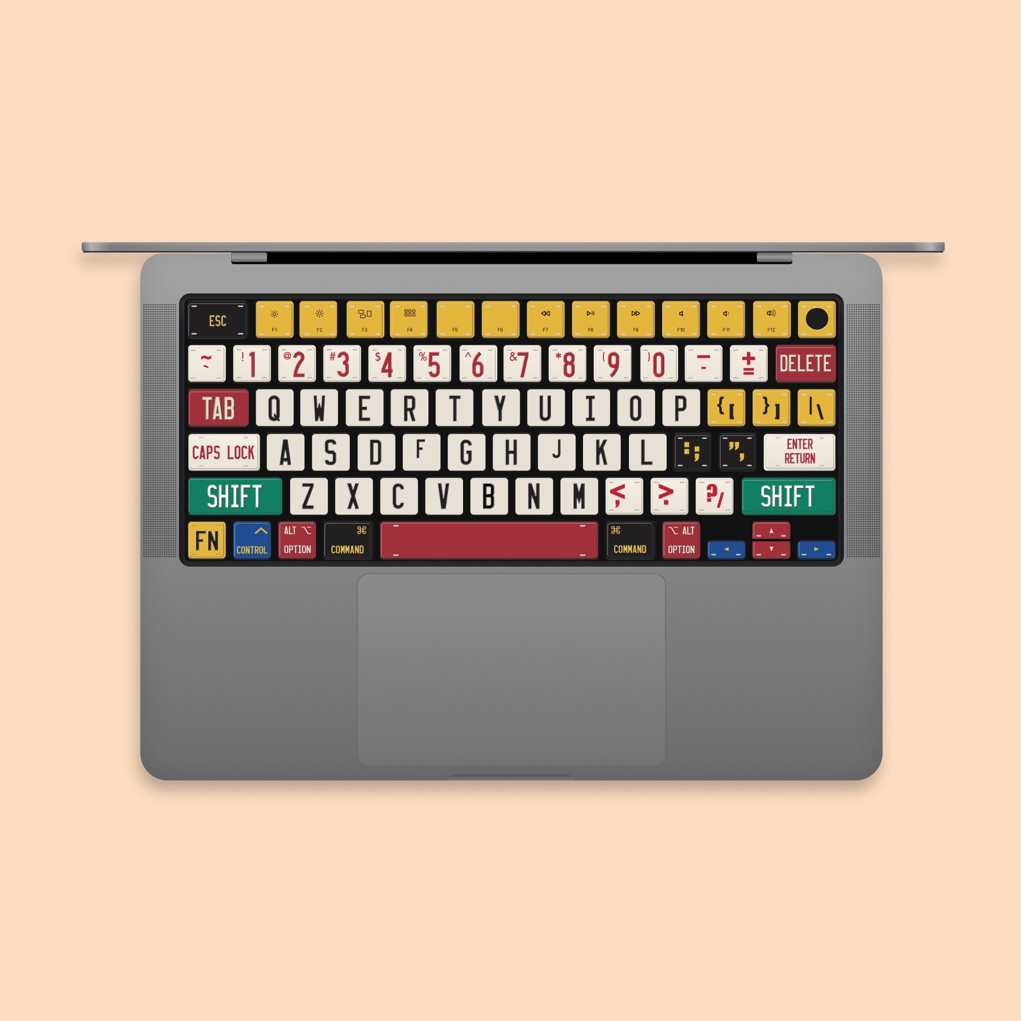 Car Brand Keyboard Stickers Laptop Keyboard Cover MacBook Keyboard ...