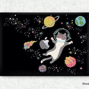 Cat MacBook Pro Touch 16 Skin MacBook Air Cover MacBook Retina 12 Protective Vinyl skin Anti Scratch Laptop Top and Bottom Cover