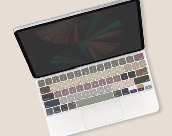 IPad Magic Keyboard Keys Skin iPad Pro 12.9 iPad Pro 11 White Cube