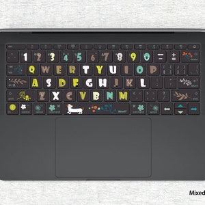 MacBook Keyboard stickers macbook air decal macbook pro decal vinyls macbook decals sticker Avery mac decals Apple Mac Decal