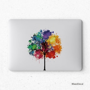 stickers macbook decal sticker macbook air decal Laptop macbook pro decal vinyls macbook decals sticker Avery mac decals Retro Tree