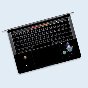 Space Fishing Keyboard MacBook Pro Touch 16 Skin MacBook Air Cover MacBook Pro 13 Protective Vinyl skin Anti Scratch Laptop 3M Vinyl Cover
