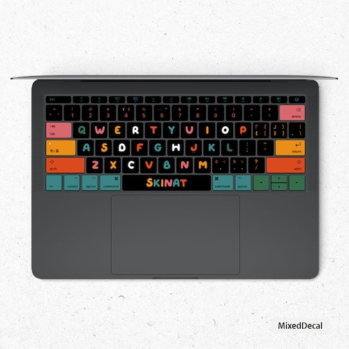 Macbook Keyboard Stickers Decal Vinyl Air Laptop Skin Monest Etsy