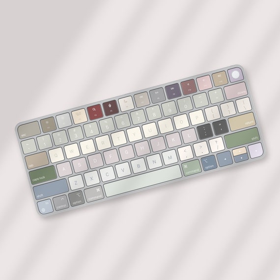 Magic Keyboard With Touch ID Model A2449 Vinyl Stickers