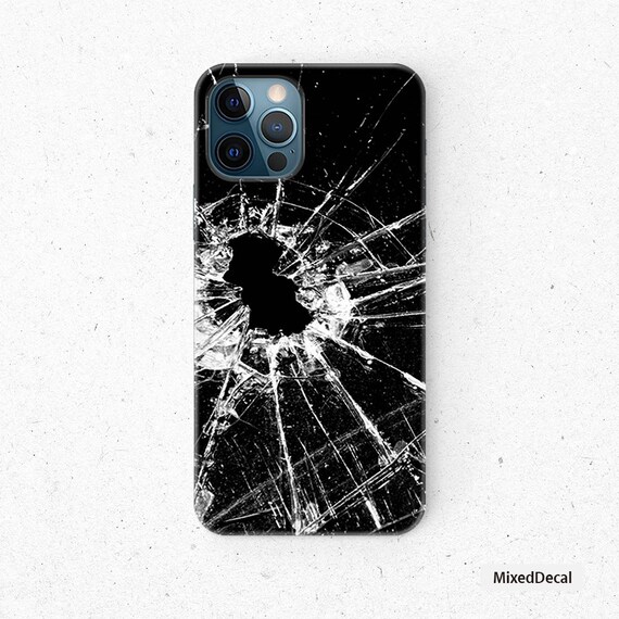 Broken Iphone 14 Pro Skin Iphone 13 Case Iphone 12 Decals Etsy