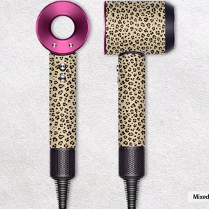 Dyson Hair Dryer Protect Sticker Water-proof Decal Scratch Full Cover Skin Hair Dryer Protection Coco Leopard Surface Sticker
