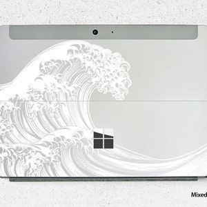 Clear Surface Go Top Cover Transparant Great Wave Volledige sticker Surface Decal Protection Skin Surface Pro Tablet skin sticker Surface Go 2 Skin