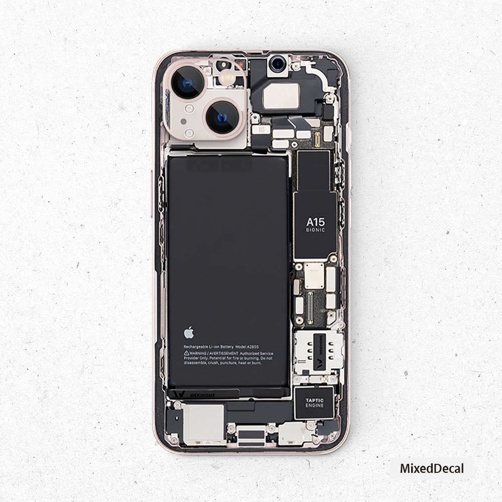 Iphone 14 Series Teardown Back Skin Iphone 13 Teardown X Ray Etsy
