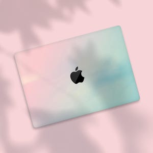 Pastel to Mint Gradient MacBook Air Skin | Soft Ombre MacBook Decal | Dreamy Colors MacBook Pro Skin | Delicate Shades MacBook Wrap