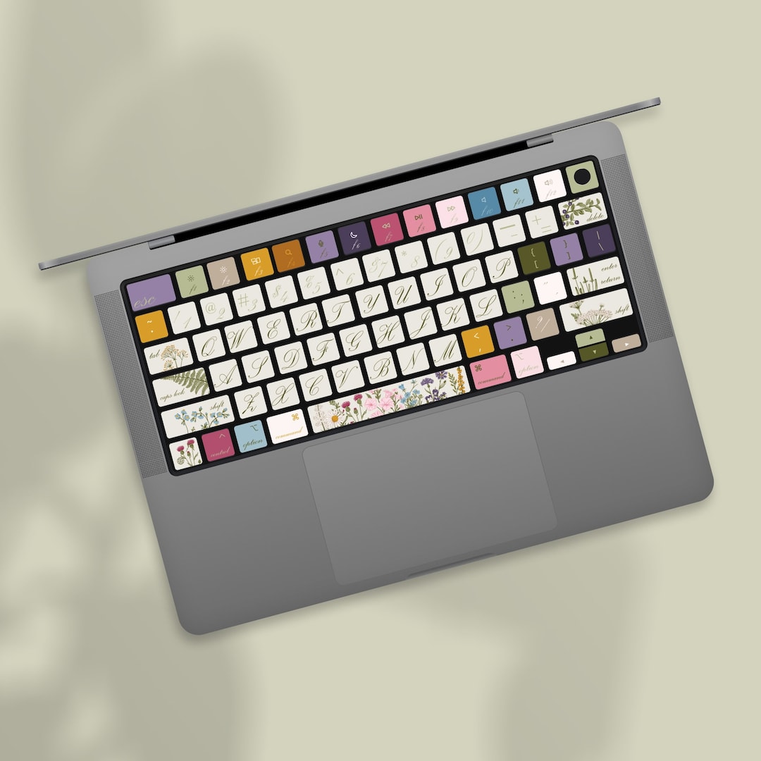 Garden Keyboard Stickers Laptop MacBook Keyboard Decal MacBook Air