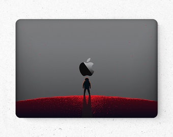 Sticker MacBook Air 13 rouge transparent Sticker MacBook Retina 13 Sticker Mac Sticker MacBook Pro 15 Skin transparent pour ordinateur portable