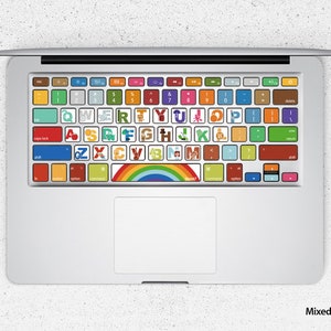Rainbow Keyboard Stickers Laptop Keyboard Decal MacBook Air Sticker Keyboard Skin cover MacBook Pro stickers MacBook Air kits Skin
