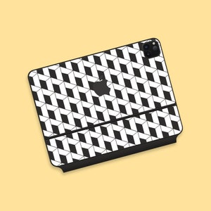 Harmony of Geometry iPad Magic Keyboard Skin ,iPad Pro Magic Keyboard Decal, Scratch-Resistant, Quick Apply, 3M Material,  Unique Linear