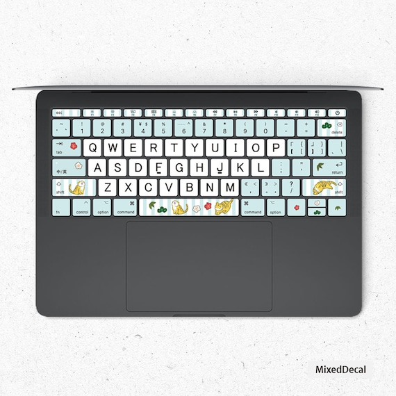 Small Tiger MacBook Keyboard Stickers Keyboard Decal MacBook Air