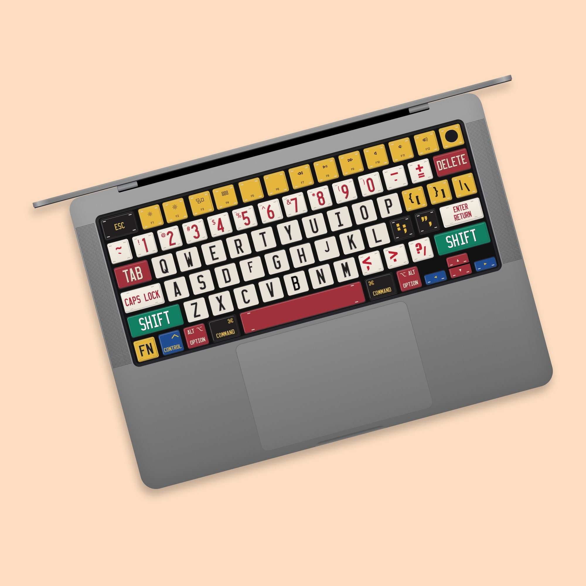 Car Brand Keyboard Stickers Laptop Keyboard Cover MacBook Keyboard ...