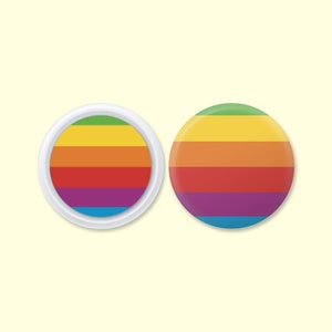 Rainbow Stripes AirTag Skin | Vintage Colorful Protection AirTag Decal | Colorful Spectrum Apple AirTag Sticker | Aesthetic AirTag Decal