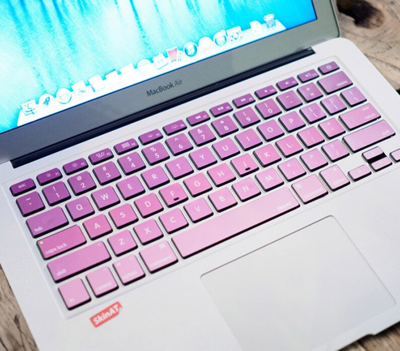 Changing Purple keyboard Stickers Laptop keyboard Cover Vinyl Etsy