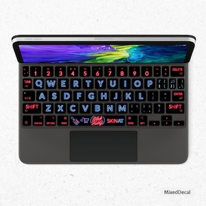 iPad Magic Keyboard Keys Skin iPad Pro 12.9 iPad Pro 11 Bar Individual Stickers