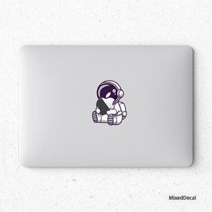 Clear MacBook Air 13 Decal  Astronaut Hold MacBook Pro Skin MacBook Retina 13 Sticker Mac Decal MacBook Pro 15 Skin Transparent Laptop Cover