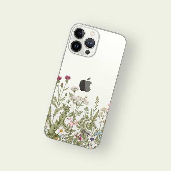 ワイルドフラワー スマイリーフラワーケース(iPhone6.7.8.plus) ワイルドフラワー スマイリーフラワーケース(iPhone6.7.8.plus