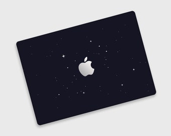 Skin noir pour MacBook, Nuit étoilée | Housse pour MacBook Space Odyssey | Sticker MacBook poussière cosmique | Skin pour MacBook Pro Ciel nocturne | Apparence de thème Univers