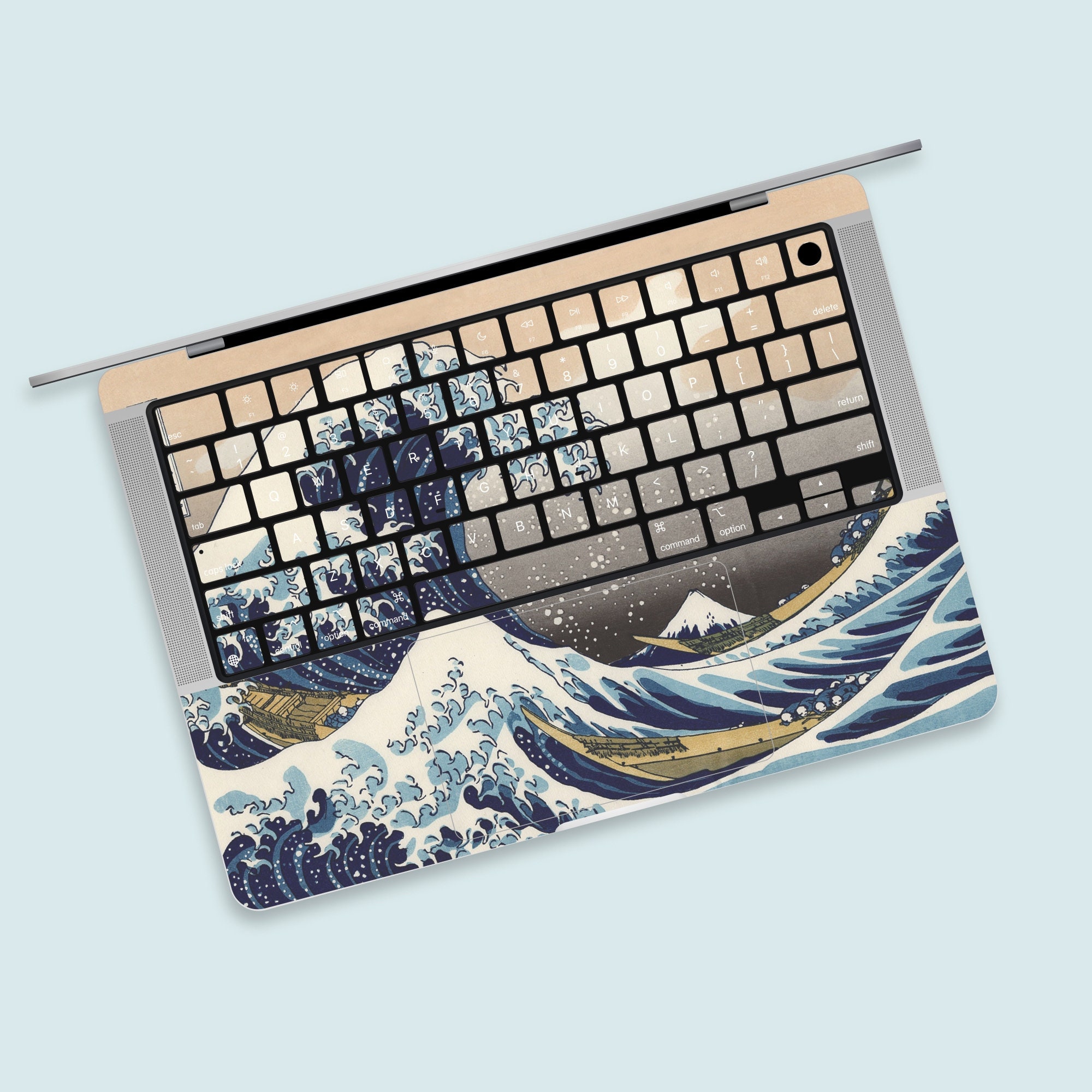 The Great Wave off Kanagaw Laptop Stickers MacBook Pro Decal Mac