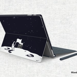 Surface Pro X Surface Pro 7 Skin Adesivo Microsoft Surface Pro 6 Moon Landing Nova capa traseira Surface Pro Decalque para tablet