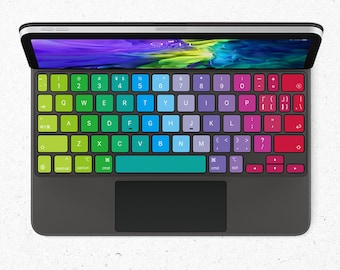 IPad Magic Keyboard Keys Skin iPad Pro 12.9 iPad Pro 11 White Cube