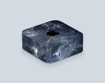 Cosmic Nebula Mac Mini M4 Protective Skin - Dark Universe Sci-Fi Desk Style