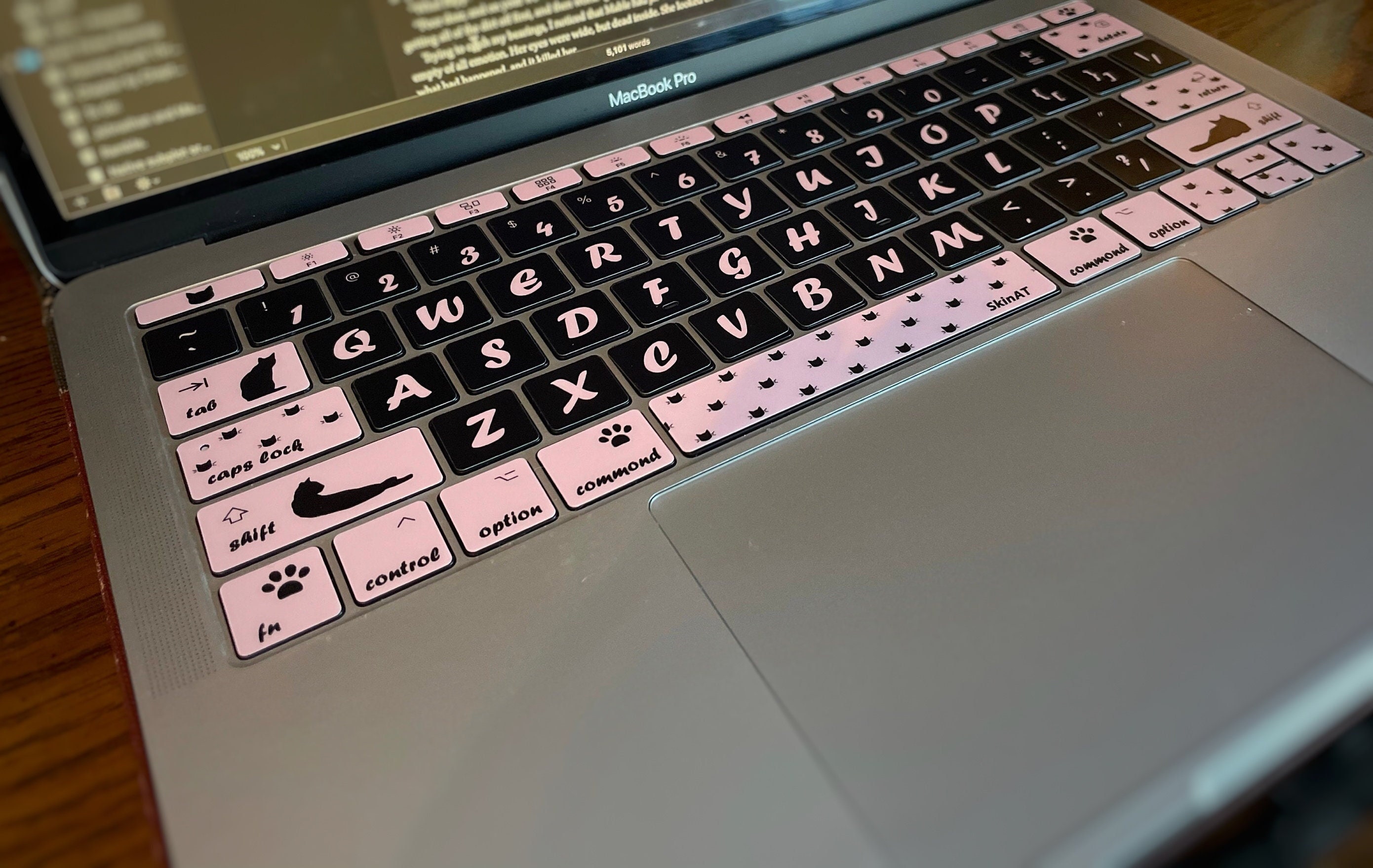 Black Cat Stickers Laptop Keyboard Cover Vinyl MacBook Keyboard