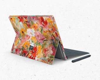 Surface Pro X Surface Pro 7 Skin Microsoft Surface Pro 6 sticker Spring Flower New Surface Pro back cover skin Tablet decal