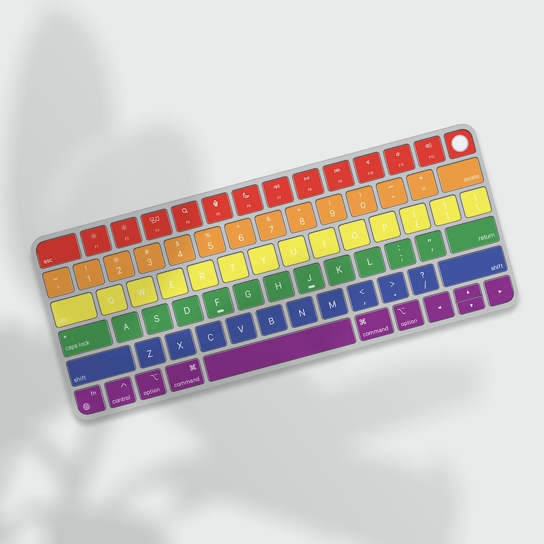 Pride Colors Key Rainbow Pride Magic Keyboard Key Stickers | LGBTQ Pride Flag Magic ...