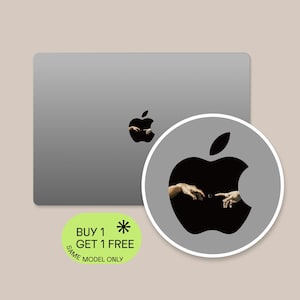 Mystical Touch  MacBook Logo Sticker,Classic Artwork, 3M Material,Durable, Easy Installation