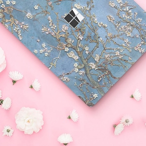 Microsoft Surface Book Skin Sticker New Surface laptop Top Skin Almond Blossom Surface Book Decal Surface Laptop Go Protector Cover