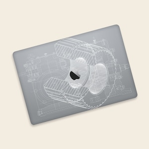 Gear Laptop Skin MacBook Air 13 kits Skin MacBook Pro decal MacBook Pro 14 Clear Sticker Laptop Stickers MacBook Pro 16 Skin