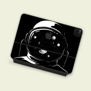 Cosmos Face Vinyl Skin Decal for Apple Magic Keyboard iPad Pro 12.9" iPad Pro 11 2020 Top and Bottom Skin