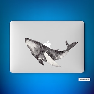 MacBook 12 Sticker Vinyl Decal Laptop Stickers MacBook Pro Skin Mac Air Decals Cover MacBook Apple Decal Unicorn MacBook Pro Decal  Whale