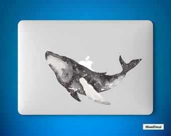MacBook 12 Sticker Vinyl Decal Laptop Stickers MacBook Pro Skin Mac Air Decals Cover MacBook Apple Decal Unicorn MacBook Pro Decal  Whale