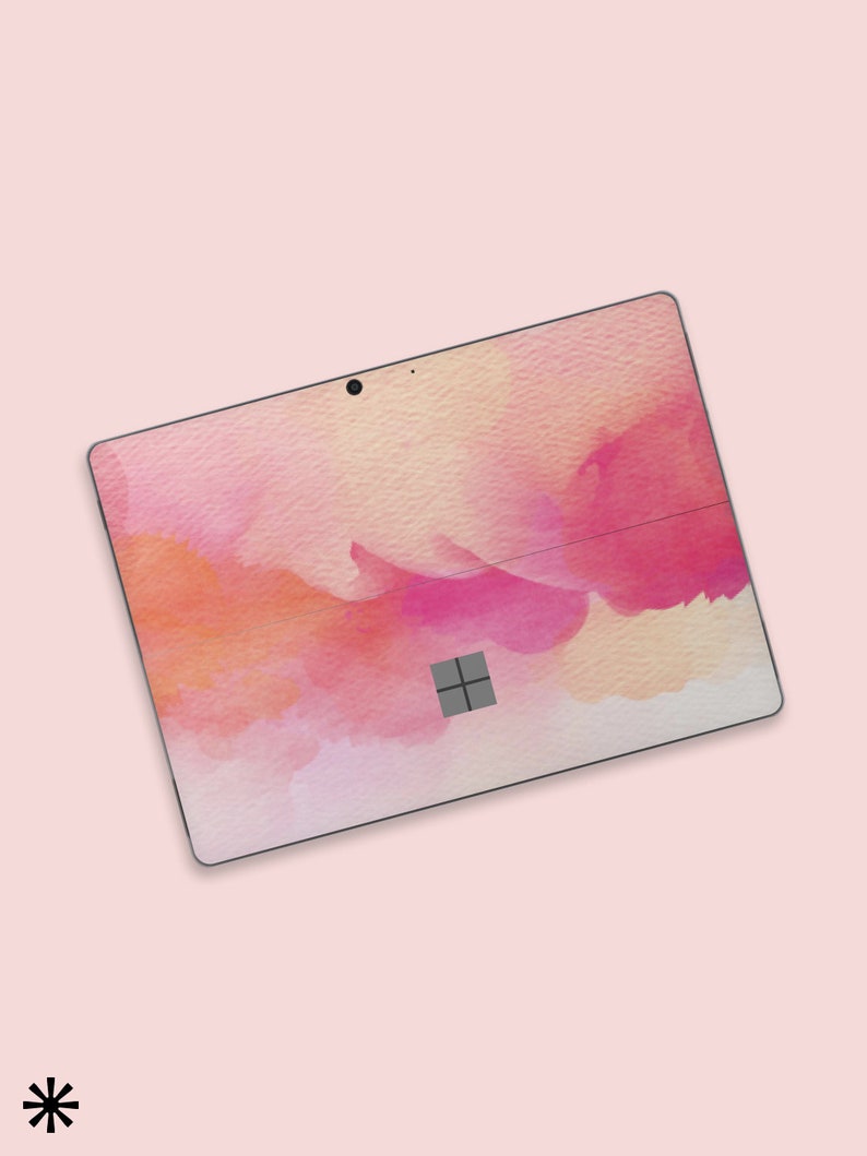 New Microsoft Surface Go Pink Cloud Cover Surface Decal - Etsy