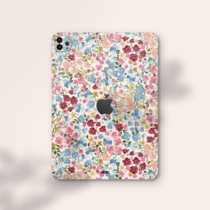 an ipad case with a flower pattern on it