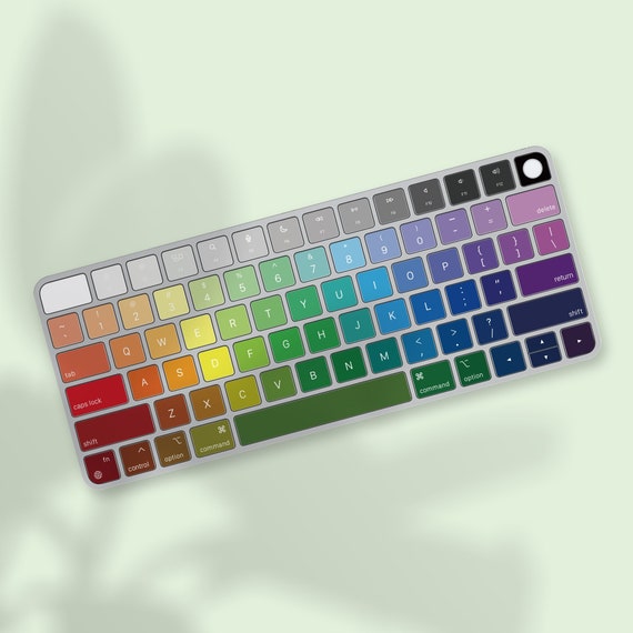 Rainbow MacBook Keyboard Laptop Stickers Keyboard Decal MacBook