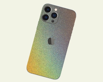Rainbow-Reflective Effect iPhone Skin | Iridescent Glow iPhone Wrap | Sunlight Reactive iPhone Decal | Color Shifting Surface iPhone Cover