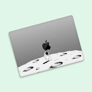 MacBook Air 13 Decal MacBook Pro Skin MacBook Retina 13 Sticker Mac Decal Mac air 13 2018 Flag on Moon Pro 15 Skin Transparent Laptop Cover