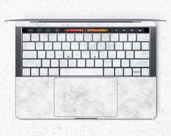 Cloud Marble Keyboard MacBook Pro Touch 16 Skin MacBook Pro 13 Cover MacBook Air Protective Vinyl skin Anti Scratch Laptop Cover