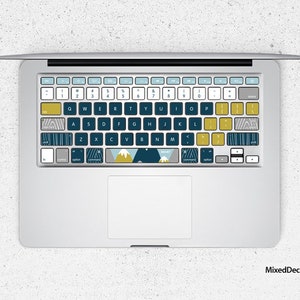 MacBook Air Decal Keyboard sticker Mac Cover Snow Mountain MacBook Air 13 Sticker Keyboard  computer Decal MacBook Pro Skin Sticker